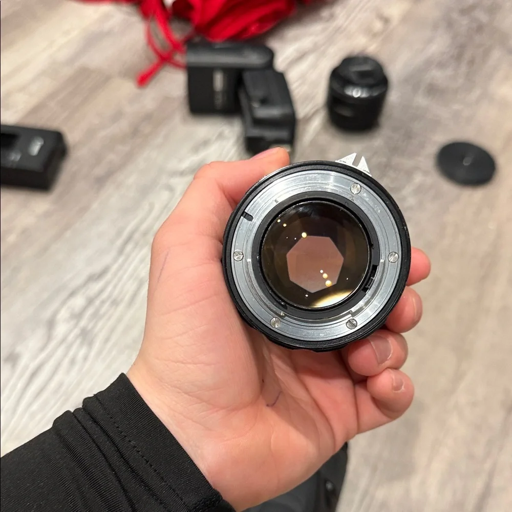 Nikkor-S auto 50mm f/1.4 Vintage Camera Lens - Black